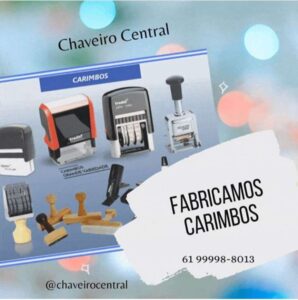 fabricação de carimbos do chaveiro central